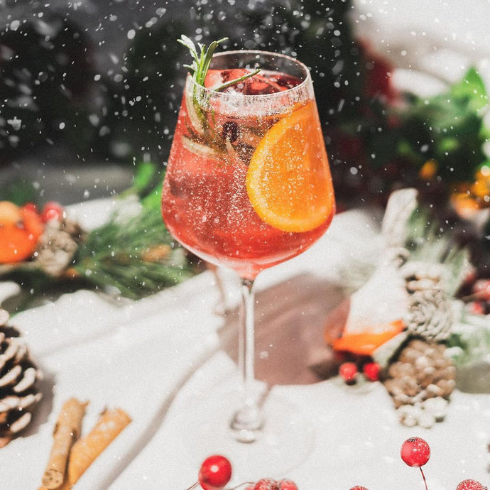 Pomegranate & Rosemary Spritz